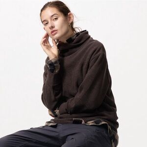 Uniqlo Dark Brown Turtleneck Sweater